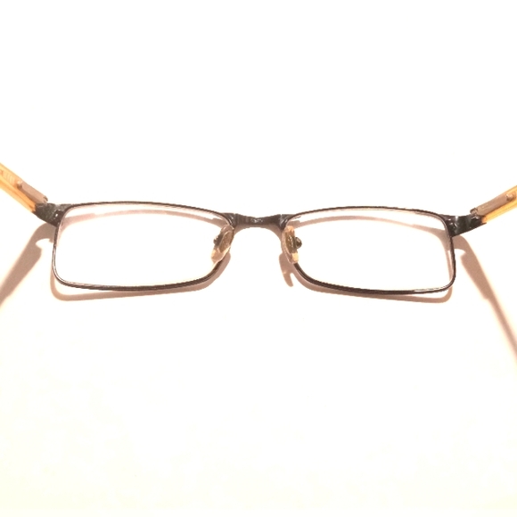 Rare Ray Ban Unisex RB 6067 2509 Square Black Yellow Eyeglasses Frames - Picture 7 of 8